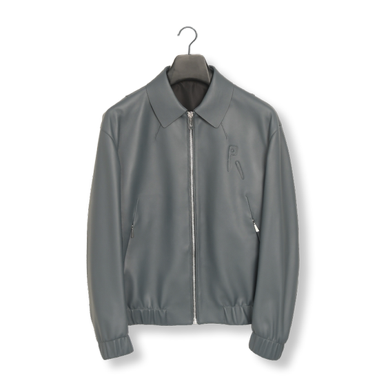 
New style of Autumn and Winter European station sheepskin genuine leather leather jacket for men's business casual lapel fur jacket slim fit