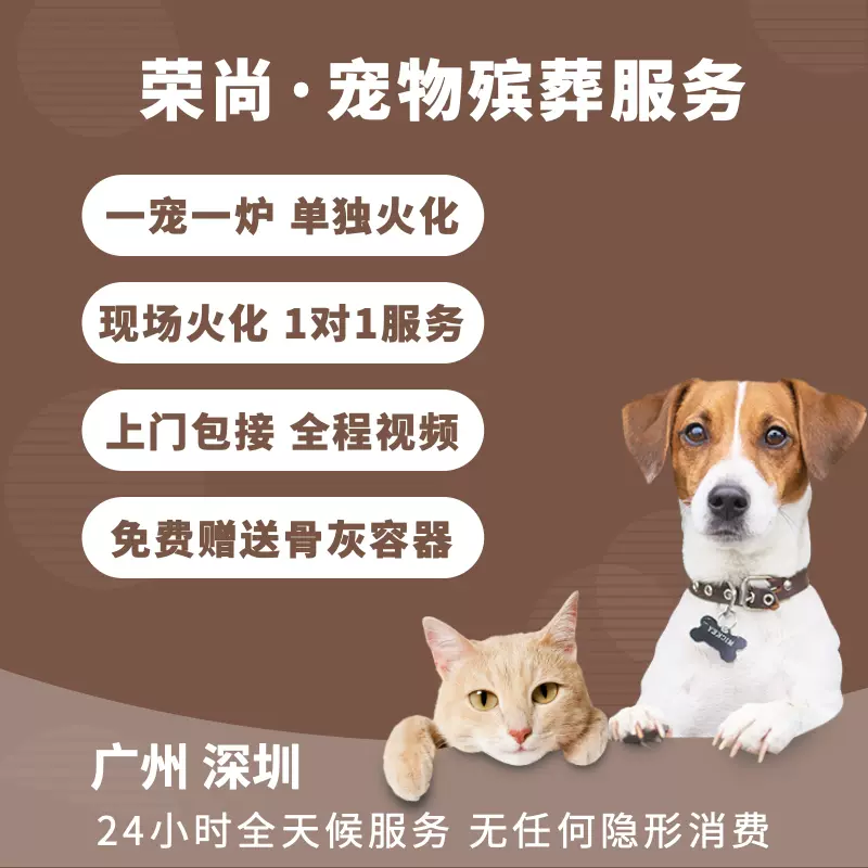 廣州佛山深圳寵物火化殯葬貓咪狗狗動物安樂服務骨灰晶石紀念