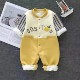 Super cute newborn baby plus velvet one-piece autumn and winter boneless warm long-sleeved parent-child family outfit