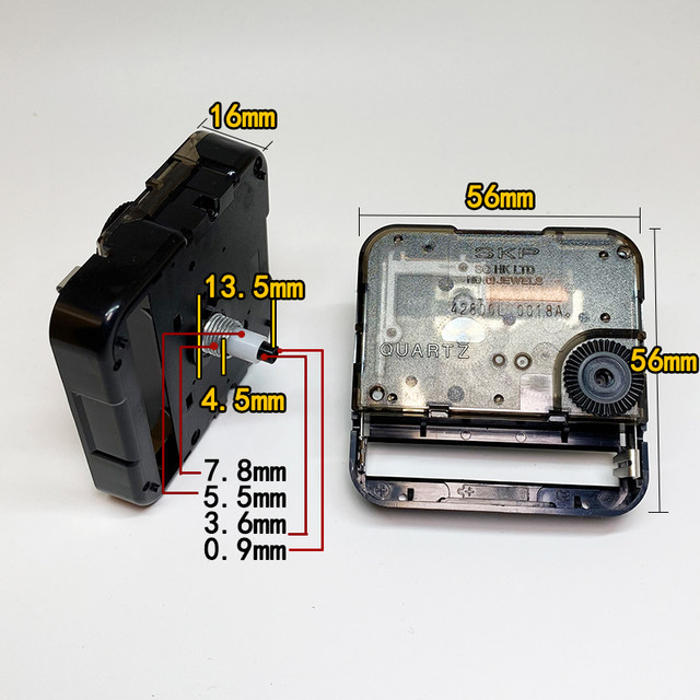 Clock with pointer wall clock accessories quartz clock jumping seconds