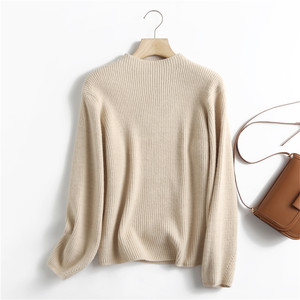 U606 simple solid color small turtleneck pullover sweater winter new basic versatile woolen sweater women's sweater