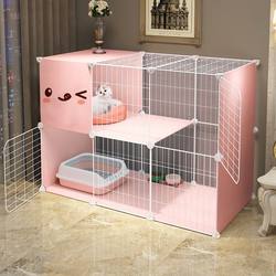 Cat Cage for Home Use, Indoor Integrated Cat House with Extra Large Free Space, Cat Cabinet for Small Apartments, Cat Villa Cage for Kittens