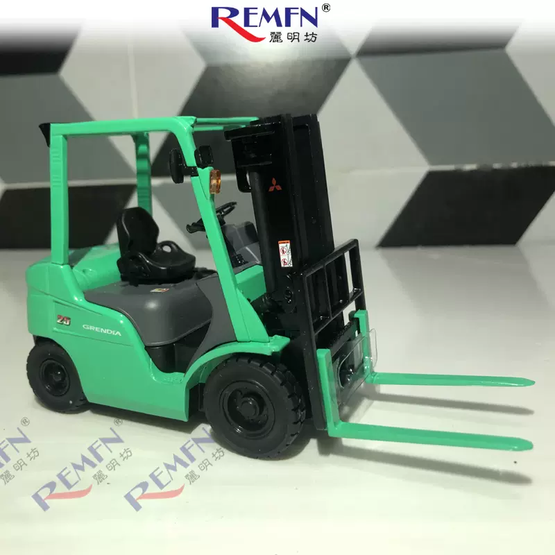 MITSUBISHI FORKLIFT TRUCKS 三菱叉车FG25GRENDIA合金车模型1:25-Taobao