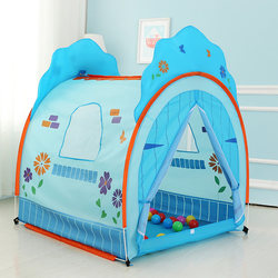 Children's Tent Small House for Home Indoor Princess Girl Boy Pretend Play Outdoor No-Installation Playhouse