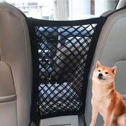 Pet car isolation net, car trunk, dog travel, front and rear partition net in car, protection suv