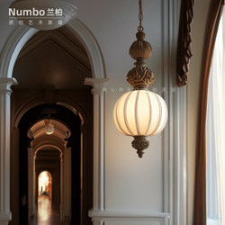 French Mid-Century Style Chandelier Bedroom Bedside Lamp Corridor Entrance Bar Retro Small Chandelier Homestay Lighting Pendant Lamp