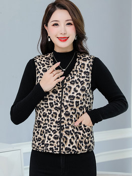 Middle -aged and elderly cotton vest autumn and winter new elasticity
