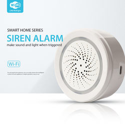 Tuya Tuya Smart Wifi Sound and Light Security Alarm Zigbee Linked Sound and Light Alarm Siren