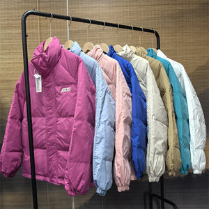M921 Hong Kong style couple bright color loose winter cotton coat trendy brand ins winter bread suit fashionable cotton jacket thick jacket
