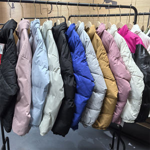 
Winter new warm and cold-proof cotton coat Hong Kong fashion brand casual stand-up collar bread coat loose trendy couple style coat
