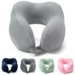 Mixier U-Shaped Pillow Memory Foam Hump Head Pillow Neck Support Pillow Airplane Neck Pillow U-Shaped Pillow Nap Travel Neck Pillow