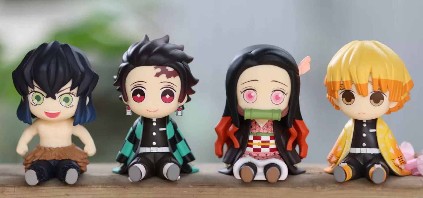 POPMART 鬼滅の刃 誕生花 竈門炭治郎 禰豆子 我妻善逸 嘴