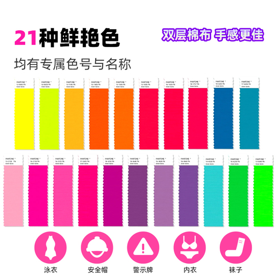 Pantone Nylon Color Card Ffn100 - 21 Colors