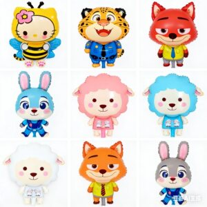 
Zootopia balloons, Nick the Fox, Officer Rabbit floating balloons, Hatsune Wholesale