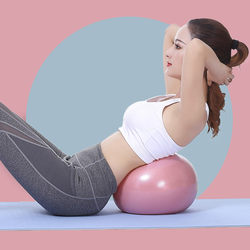 Pilates Small Ball, Yoga Fitness Ball, Thickened Explosion-Proof Postpartum Pelvic Floor Muscle Ball, 25cm Yoga Massage Ball