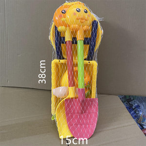 
Baby beach toys children playing with sand shovel set little girl digging tools boy playing with water cart water bucket