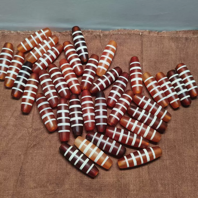 熊猫三眼如意钩水纹财财玛瑙天珠圆珠绿红黄色嫩色迷你配珠8mm