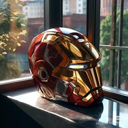 Jarvis Iron Man Helmet Voice-Controlled Electric Children's Toy Figure Model Mask Smart Headgear Limited Edition