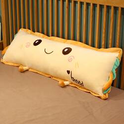 Large Pillow-Shaped Cushion for Bed, Washable Long Pillow for Girls, Suitable for Sleeping, Hugging, and Back Support