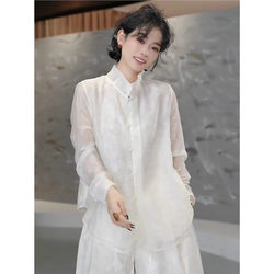 New Chinese-Style National Fashion Young Women's Shirt, Spring/Summer 2026 New Model, Stylish and Unique Shirt with a High-End Feel, Beautiful Top