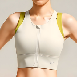 Outlet 3 Discount High-Intensity Sports Bra for Women, Shockproof Running Zipper Bra, Side Breast Support Yoga Vest, Fitness Bra