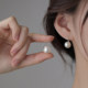 999 sterling silver Shijia pearl earrings for women light luxury high-end 2025 new hot earrings temperament earrings