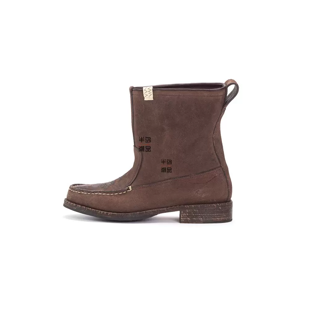 VISVIM COSSACK BOOTS-FOLK 拼接男款马丁靴24SS