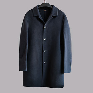 
Bedoha men's double-sided woolen coat, autumn and winter mid-length light luxury business wool windbreaker woolen coat