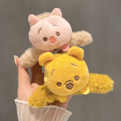 Large Plush Hair Claw Clip for Women, Shark Clip, Trendy Cartoon Cute Hair Clip, Children's Hair Accessory