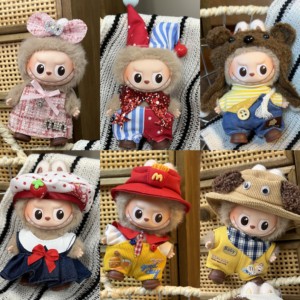 
New heart password labubu labu doll clothes 4.0 fourth generation mini doll doll clothes mini version