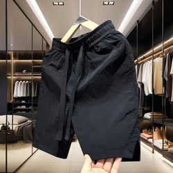 2025 Summer New Quick-Dry Men's Shorts ins Men's Five-Point Shorts Casual American Style Mid-Length Pants Couple Beach Shorts