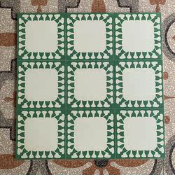 Nordic Style Ins Fresh and Simple Floral Tiles Mint Green Kitchen Bathroom Floor Tiles Restaurant Wall Tiles Homestay Tiles 200