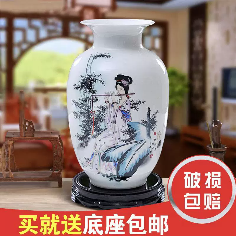 ⭐️美品⭐️大型中国景德镇花瓶 大型中国粉彩人物花瓶// 景德镇- 20 世纪– Diddenantiques