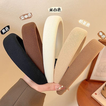 
Hair hoop for women 2025 new style high-end fashion hairpin high skull pressure hair wash face headband versatile hair accessories