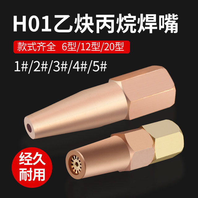 Shooting and suction welding turtle, type 6 propine, plum blossom welded acetylene welded mouth all copper 2 liter of gas liquefied gas welding gun head