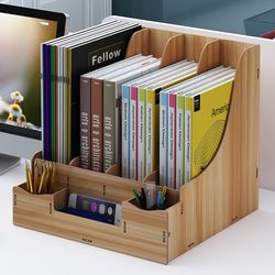 Desktop File Rack, Book Stand, Document Box, Multifunctional Storage Rack, Office Storage Box, Document Rack, Korean Style