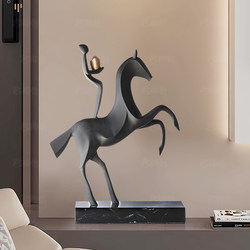 Get Rich Immediately Ornament Modern Minimalist Abstract Metal Creative Home Decor for Living Room, Study, Entryway, Tv Cabinet Decoration