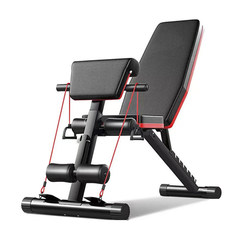 Home Dumbbell Bench Foldable Adjustable Multifunctional Sit-Up Assist Bench Bench Press Bench Preacher Bench Fitness for Men