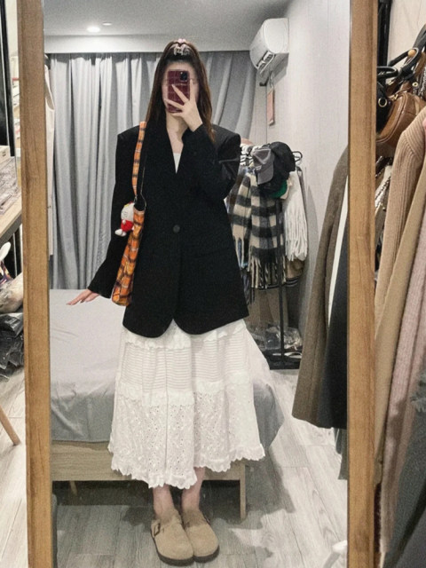 Korean Style Loose Spring And Autumn High-grade Female Brown Suit