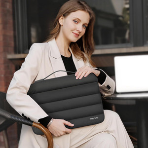 
mosiso is suitable for Huawei Apple Computer Bag Portable Macbookair13/15.3-inch m4 New 2025 Pro14/16-inch laptop inner cover space cotton luggage lever strap