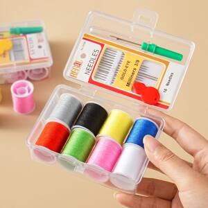 Portable mini -needle box Household high -quality good dormitory knit bags bag practical kit sewing sewing tool
