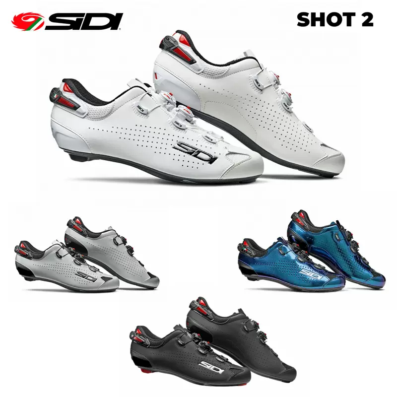 SIDI SHOT2公路锁鞋 骑行鞋环法意大利正品行货公路车-Taobao