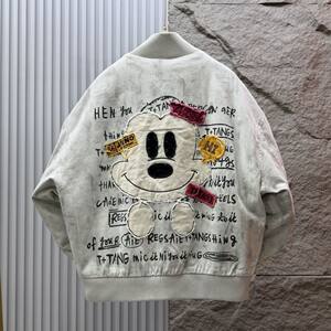 
Winter trendy brand plus velvet patch for men and women, new men's washed cotton coat, trendy loose couple's American cotton coat