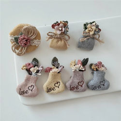 Cross-Border Amazon Forest-Style Retro Versatile Cute Brooch, Elegant Japanese-Style Small Corsage for Women, Handmade Accessories