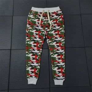 
Elastic waist street trendy thickened flocking warm leggings camouflage sweatpants trousers K845 free shipping for tall and large men