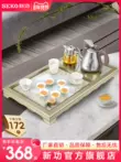 Bộ trà phong cách Châu Âu Xingong J32, bộ khay trà, khay trà Kung Fu hoàn toàn tự động, bàn pha trà thủy tinh gia dụng bàn trà điện thông minh giá rẻ