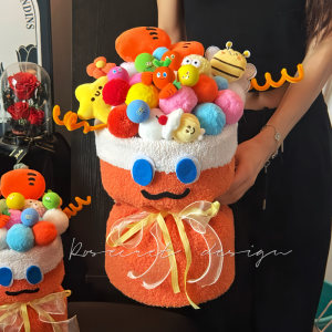 
Bubu Bouquet Mayday Carrot Concert Support Creative Gift for Idols Holding Flowers Birthday Blessing Flowers
