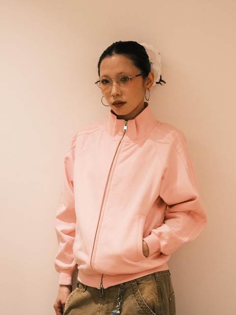 MMBBT solid color stand collar zipper cardigan sweater spring outfit women's new 2025 loose short jacket