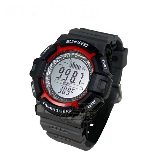 Jam Tangan Barometer Digital Sunroad Luminous Tahan Air Suhu