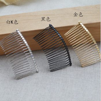 
Bridal Wedding Comb Plated Blonde Hoop Jewelry Accessories